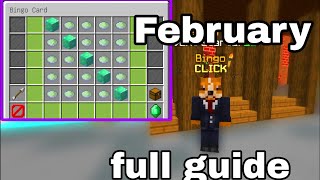 Bingo Guide for February 2024  Hypixel Skyblock [upl. by Collie]