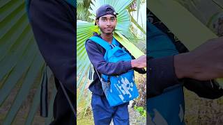 তাল গাছের ডাল দিয়ে বাড়ি তৈরি করলাম 🏡  minivlog vlog [upl. by Warder]