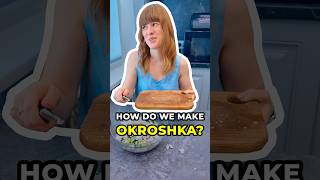 How do we make okroshka🥣😋 recipe food cooking [upl. by Siryt]