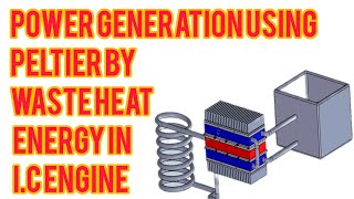 POWER GENERATION USING PELTIER BY WASTE HEAT ENERGY IN IC ENGINE [upl. by Ainaj]