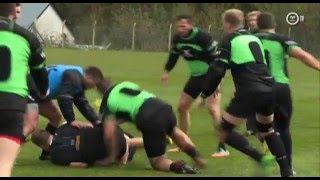 Ospreys TV Today in training  Monday 25th April 2016 [upl. by Wey985]