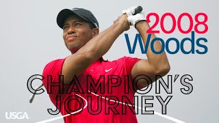 Tiger Woods 2008 US Open Victory at Torrey Pines  Every Televised Shot  Champions Journey [upl. by Schnabel]