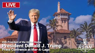 LIVE REPLAY President Trump Delivers Remarks to the Press  8824 [upl. by Zeph233]