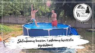 Siedlisko quotNa Włościachquot odc 46 – Składamy basen i robimy krzesła ogrodowe [upl. by Ahsele]