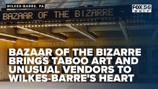 Bazaar of the Bizarre brings taboo art and unusual vendors to WilkesBarres heart [upl. by Kumler]