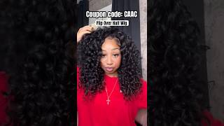 GRWM🌺Glueless Half Wig Install w Flipped Over Method  Curl Leave Out Tutorial Ftulahair [upl. by Hare]