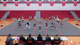 Essex High School at 1A East Regional Cheer Competition 2024 [upl. by Trahurn]