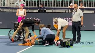 Bianca Andreescus devastating injury in Miami [upl. by Rather984]