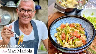 PASTA FREDDA ESTIVA pronta in 12 MINUTI 😉 con Zucchine e Salmone  Ricetta di Chef Max Mariola [upl. by Elaweda]