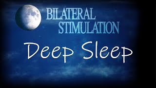 Deep Sleep Dreams 💤🎧 10 Hours Bilateral Stimulation  Music amp Rain  Dark Screen  Heavy Relaxation [upl. by Nemzaj807]