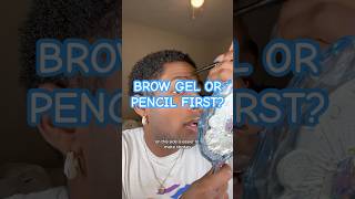 Do I use brow gel or pencil first Using ​⁠MorpheOfficial makeuptutorial makeup makeuptips [upl. by Glasgo]