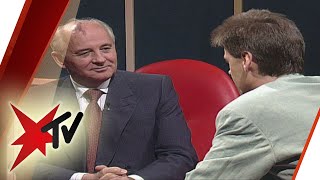 Michail Gorbatschows erstes LiveInterview im deutschen Fernsehen  stern TV Talk [upl. by Olzsal]