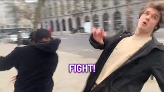 Ksi punches Wilbur Soot  Tommys Vlog [upl. by Annemarie536]