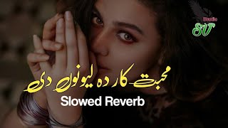 Mohabbat Kar Da Lewano De  Slowed Reverb  Pashto Song 2023  Tiktok Pashto Song lawangstudio [upl. by Esereht348]