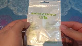 USB WIFI Dongle For Desktop 600Mbps Bluetooth Wireless Adapter Receiver 24G58G Unboxing [upl. by Tunnell622]