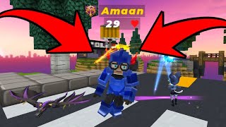 Playing Bedwars On Amaan Account [upl. by Hteazile]