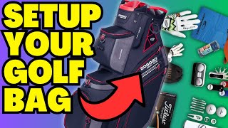 HOW TO PACK YOUR GOLF BAG BEGINNERS GUIDE [upl. by Pucida]