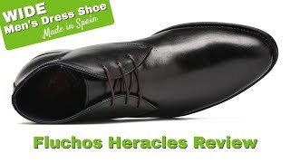 WIDE DRESS SHOES FOR MEN  FLUCHOS REVIEW [upl. by Meares885]