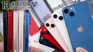 iPhone 13 All Colors InDepth Comparison Which is Best [upl. by Asila625]