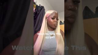 Toning a 613 Wig🧝🏾‍♀️Subscribe for more shorts hairvideo [upl. by Rosette]