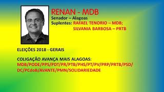 Jingles Eleições 2018  Senador de Alagoas [upl. by Edny692]