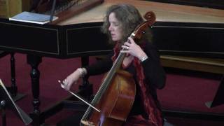 Domenico Gabrielli Ricercar VII  Josephine van Lier baroque cello live and unedited [upl. by Eohce779]