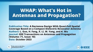 A Rectenna Design With QuasiFull Spatial Coverage Based on a Compact Dielectric Resonator Antenna [upl. by Vonni]