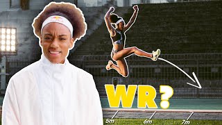 Is Running In The Air The Key To Breaking The Long Jump World Record  Larissa Iapichino [upl. by Adelaida]