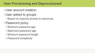 User Provisioning and Deprovisioning [upl. by Yentiw]