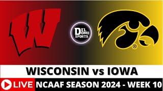 WISCONSIN VS IOWA LIVE 🏈 COLLEGE FOOTBALL PlaybyPlay  Week 10  NOV 2 2024 [upl. by Adyela]