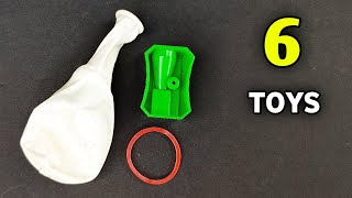 6 Easy Toys Making [upl. by Ahsekat]