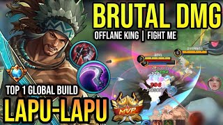 LAPULAPU BEST BUILD 2023  BUILD TOP 1 GLOBAL LAPULAPU GAMEPLAY  MOBILE LEGENDS✓ [upl. by Sivrad]