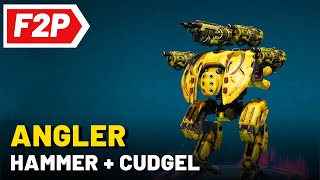 Angler Hammer Cudgel  War Robots Free to Play Gameplay No Commentary WR F2P [upl. by Arratal]