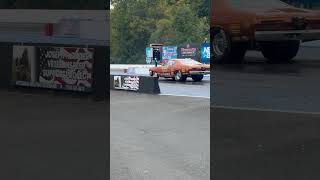 Big cubic inch DUSTER making a solid pass at NHRA div 1 finals dragcar dragracing horsepower [upl. by Janik4]