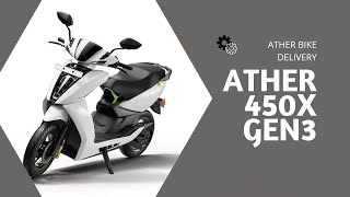 Ather 450X Gen 3 Delivery In Coimbatore 25 Aug 2022 [upl. by Darren]