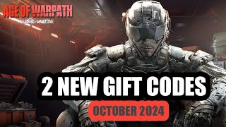 AGE OF WARPATH GLOBAL WARZONE CODE OCTOBER 2024  AGE OF WARPATH GIFT CODE 2024 [upl. by Cloutman]