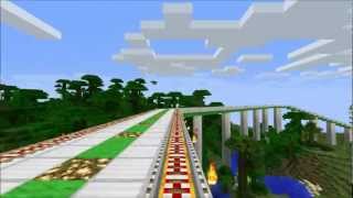 MRT Green Line Timelapse Minecraft 125 [upl. by Olumor847]