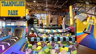 Trampoline Park in Kolkata 🥳 Kolkatas first ever jusjumpin trampoline park 💥 [upl. by Irpac]