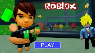 BEN 10 BARRYS PRISON RUN OBBY roblox scaryobby obbygameplay  PRO Gamer [upl. by Drawd193]