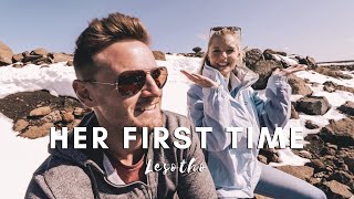 SNOW IN AFRICA  EXPLORING LESOTHO  VLOG 005 [upl. by Siaht]