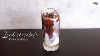 Iced Chocolate quick and easy recipe [upl. by Neyut]