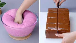 Satisfying Chocolate Cake Decorating Recipe  Amazing Cake and Dessert Compilation  Transform Cake [upl. by Jud717]