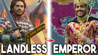 Landless to Byzantine Emperor in ONE LIFE  Roads to Power Crusader Kings 3 [upl. by Lletniuq354]