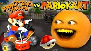 Annoying Orange Vs Mario Kart [upl. by Nivloc]