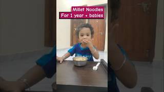 Millet Noodles Recipe for Babies shorts food milletnoodles foodforbaby babyshorts tamil [upl. by Dorree]