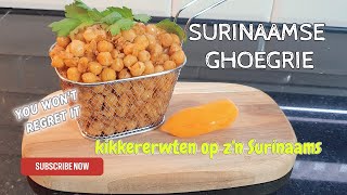 Surinaamse Ghoegrie  Channa  Vegan Kikkererwten op zn Surinaams [upl. by Elwira]