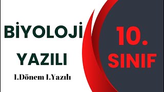 Biyoloji Yazılıya Hazırık 1 Dönem 1 Yazılı [upl. by Argyle302]