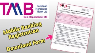 How to Register Mobile Banking in Tamilnad Mercantile Bank  Activate  Download Application Form [upl. by Blackington994]