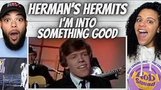 FIRST TIME HEARING Hermans Hermits  Im Into Something Good REACTION [upl. by Katzir448]