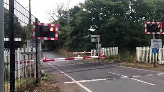 Alarms amp Wigwags Malfunction Manorbier Station Level Crossing Pembrokeshire 5824 [upl. by Ainevuol36]